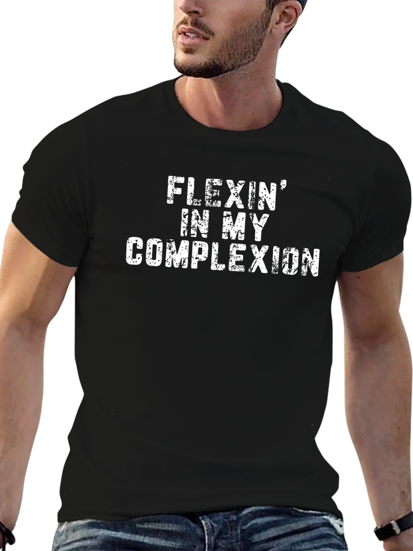 Flexin In My Complexion Graphic T-Shirt