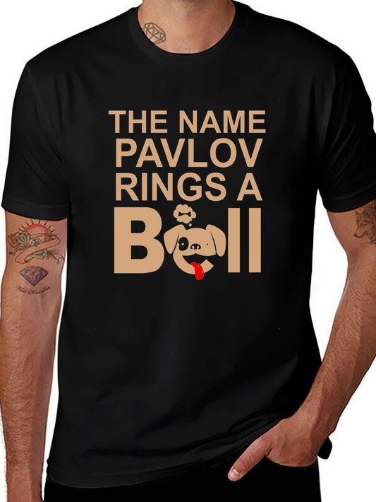 Pavlov Rings a Bell Funny Dog T-Shirt