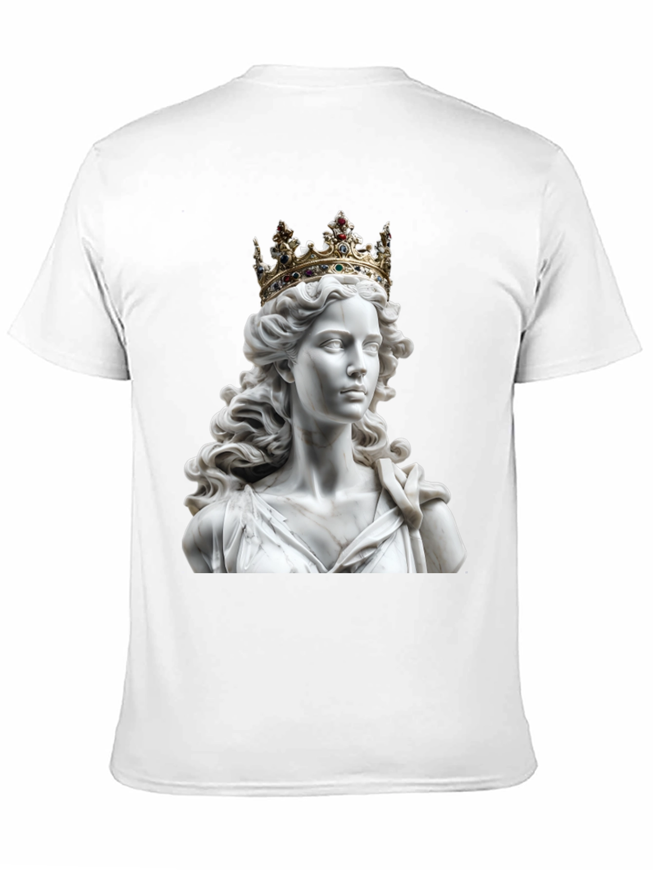 Statue Queen Graphic Tee - Regal Style