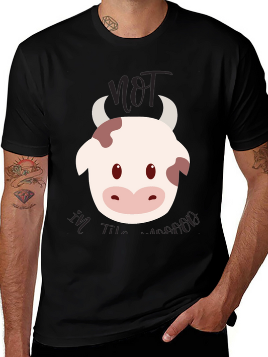 Cow Mood T-Shirt - Not in the Mooood Graphic Tee