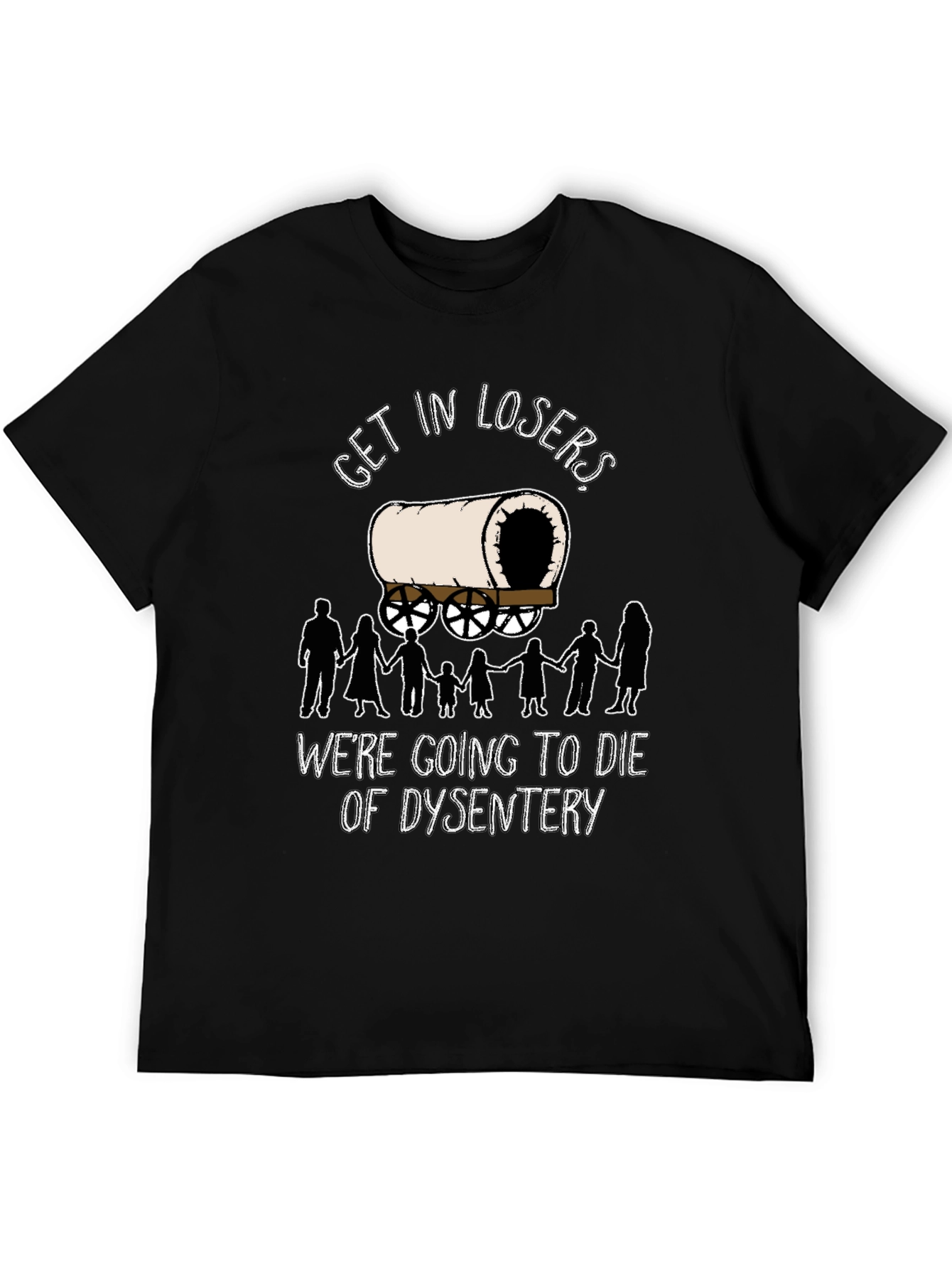 Oregon Trail Dysentery Funny Graphic T-Shirt