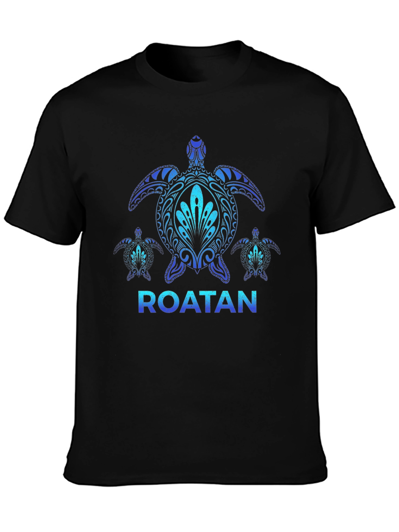 Roatan Turtle Graphic T-Shirt - Island Souvenir