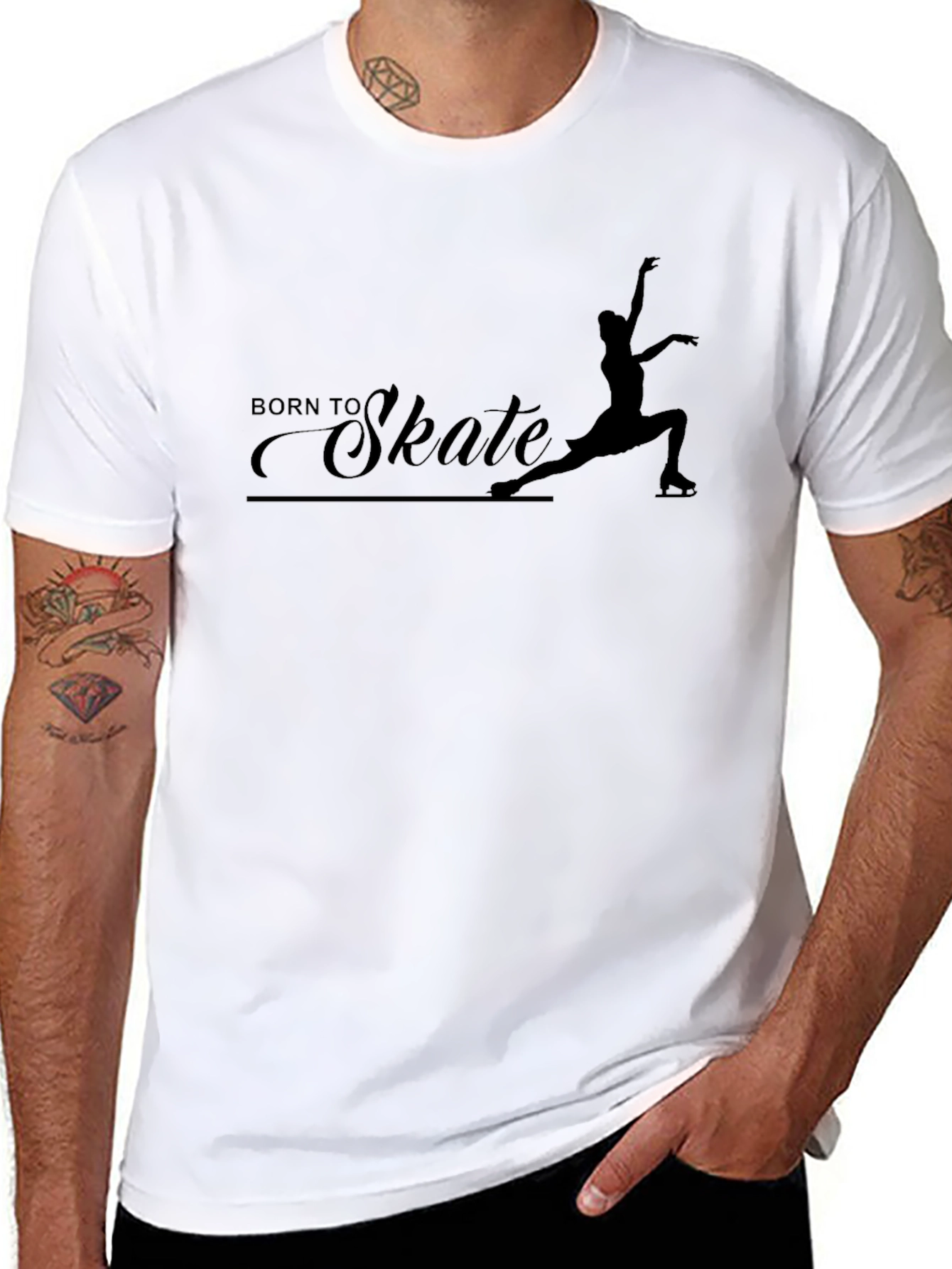 Born to Skate T-Shirt - Figure Skating Tee
