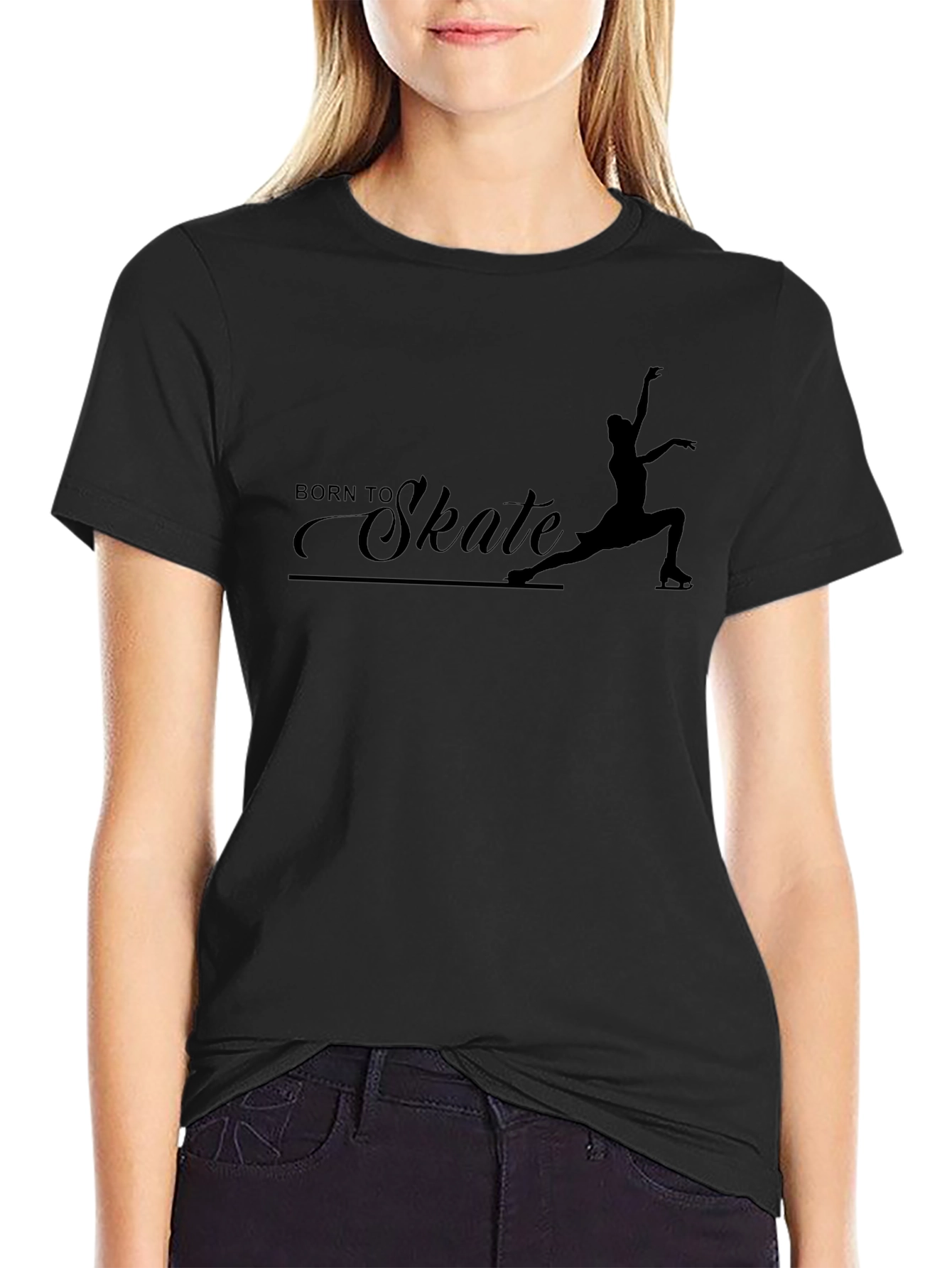 Born to Skate T-Shirt - Figure Skating Tee