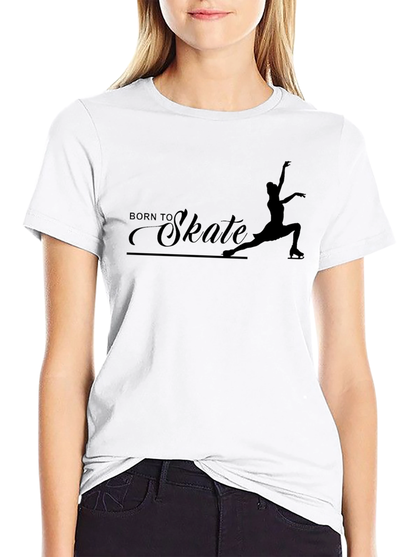 Born to Skate T-Shirt - Figure Skating Tee
