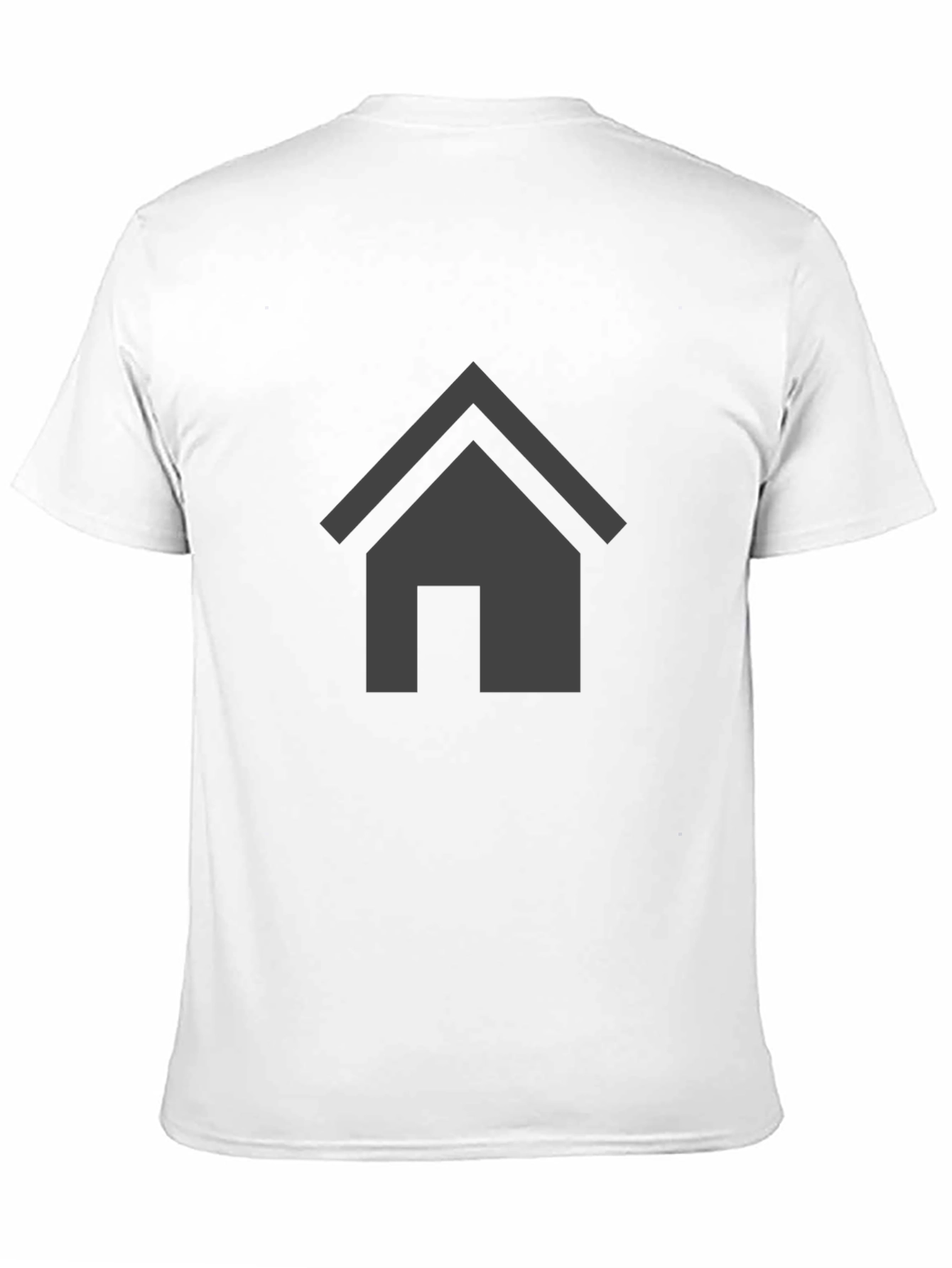 Modern House Graphic T-Shirt - Black