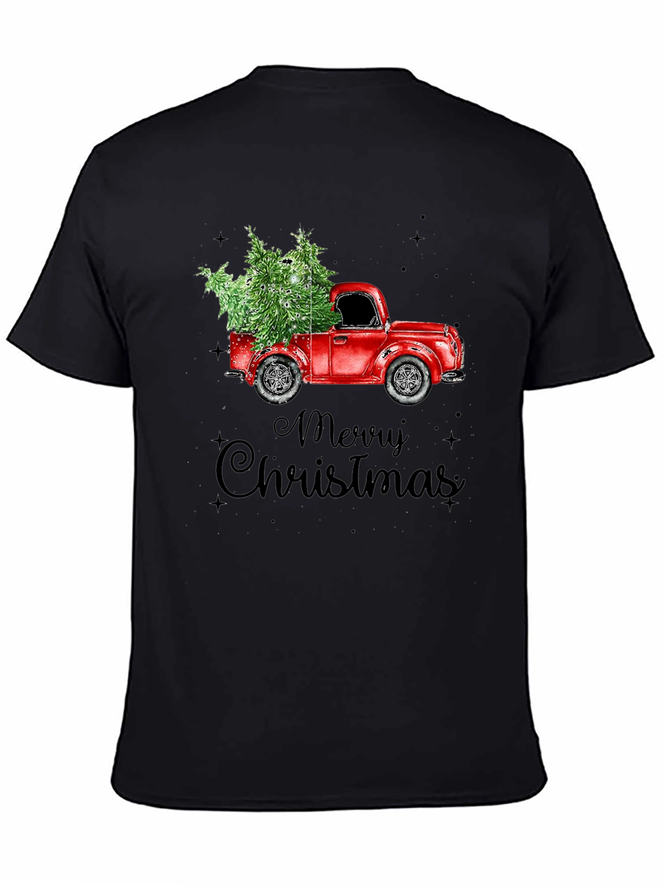 Merry Christmas Red Truck T-Shirt