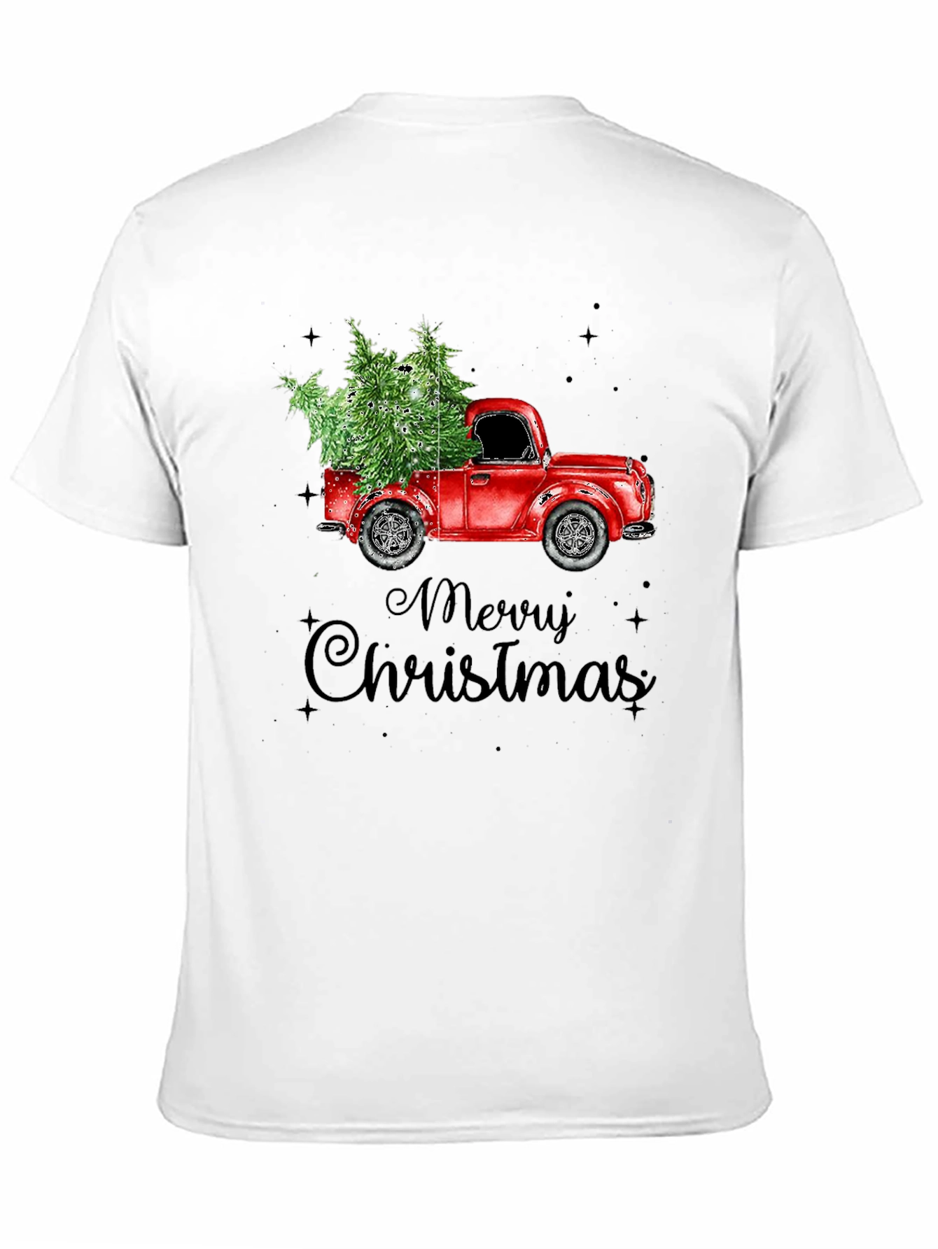 Merry Christmas Red Truck T-Shirt