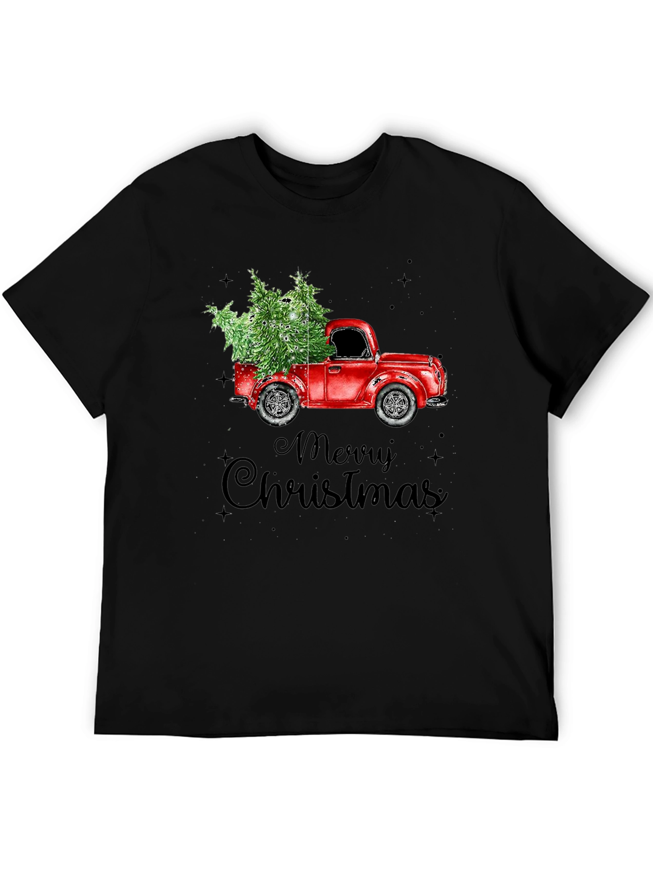 Merry Christmas Red Truck T-Shirt