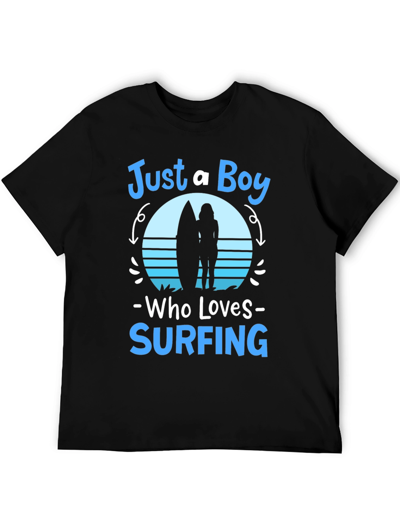 Just a Boy Who Loves Surfing T-Shirt