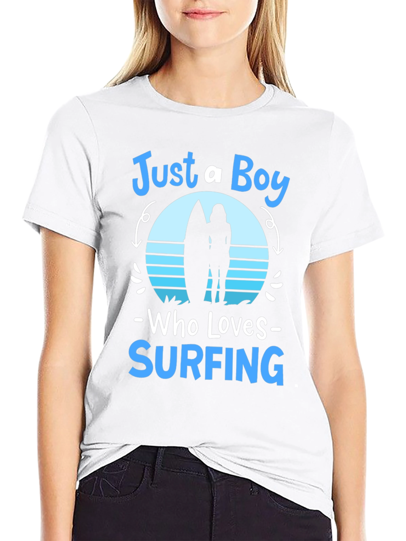 Just a Boy Who Loves Surfing T-Shirt