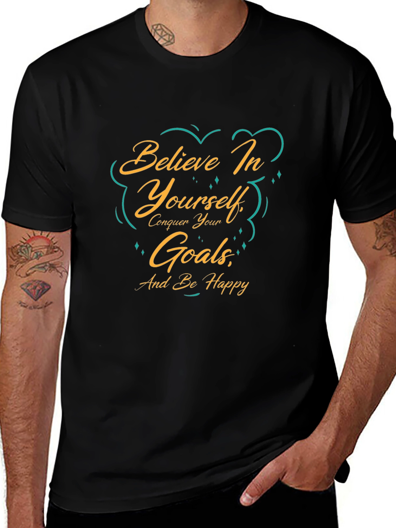 Believe In Yourself Goals Graphic T-Shirt