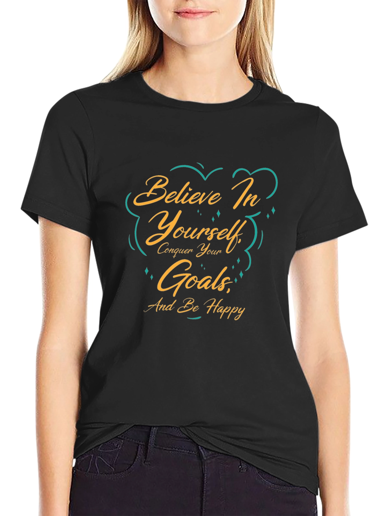 Believe In Yourself Goals Graphic T-Shirt