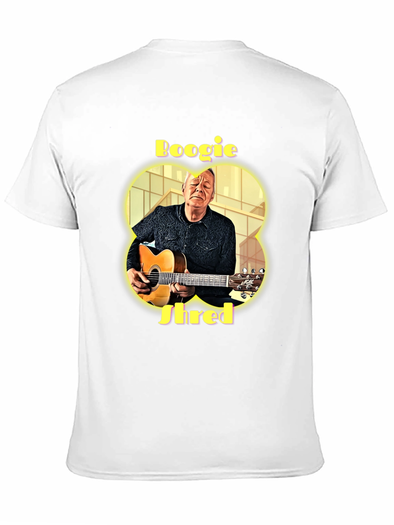 Boogie Shred Guitarist Graphic T-Shirt