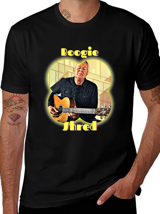 Boogie Shred Guitarist Graphic T-Shirt