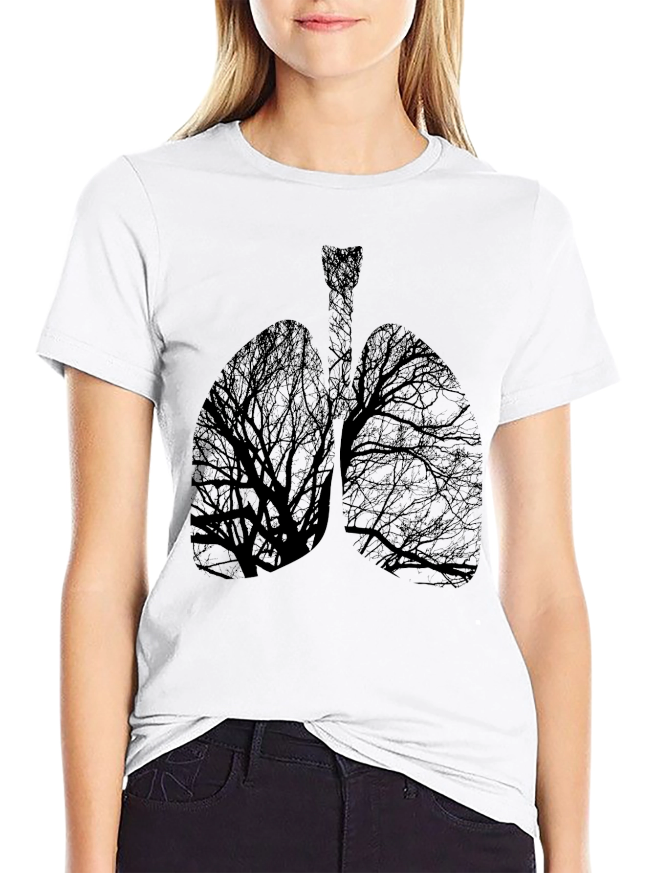 Lung Tree Black Graphic Tee