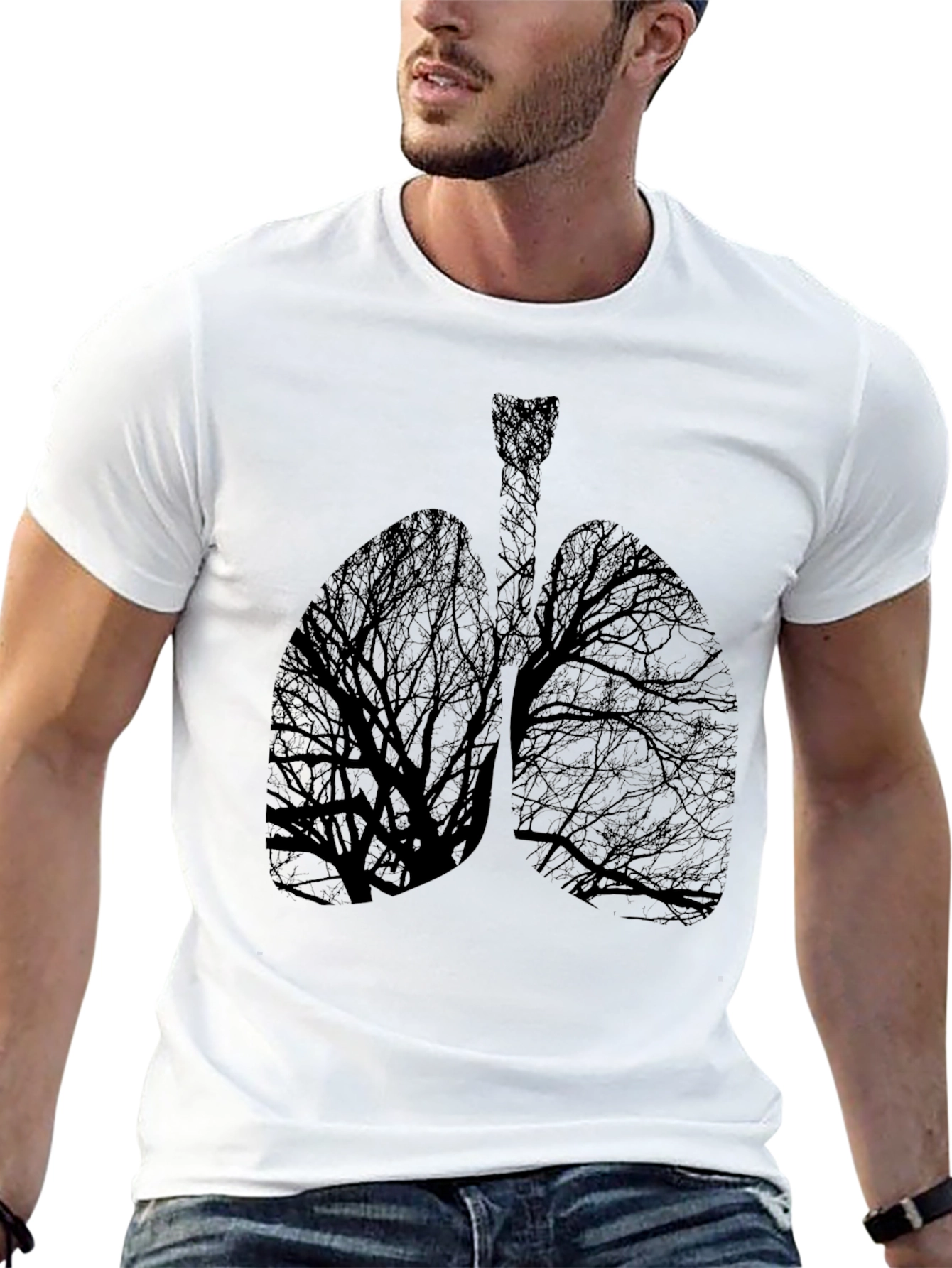 Lung Tree Black Graphic Tee
