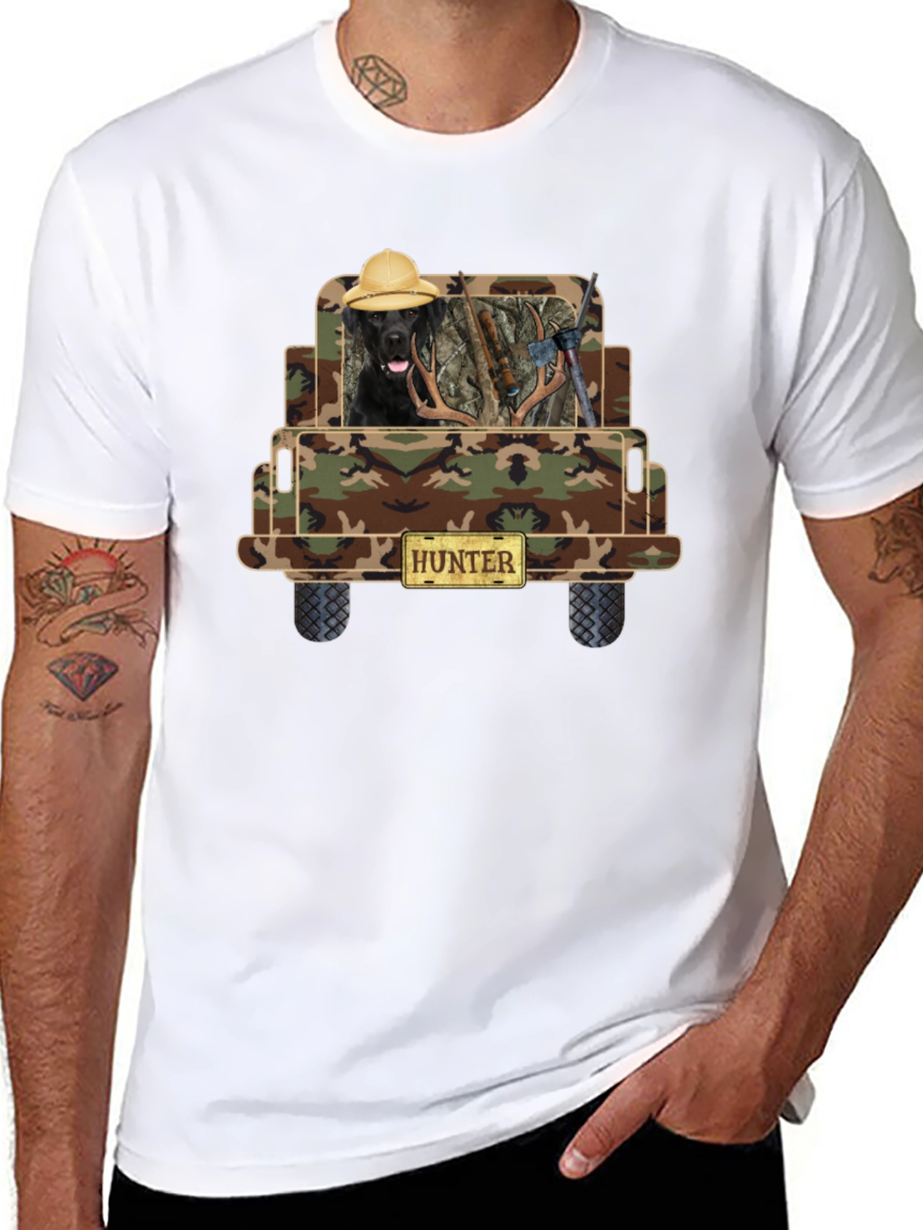Hunter Camo Truck T-Shirt