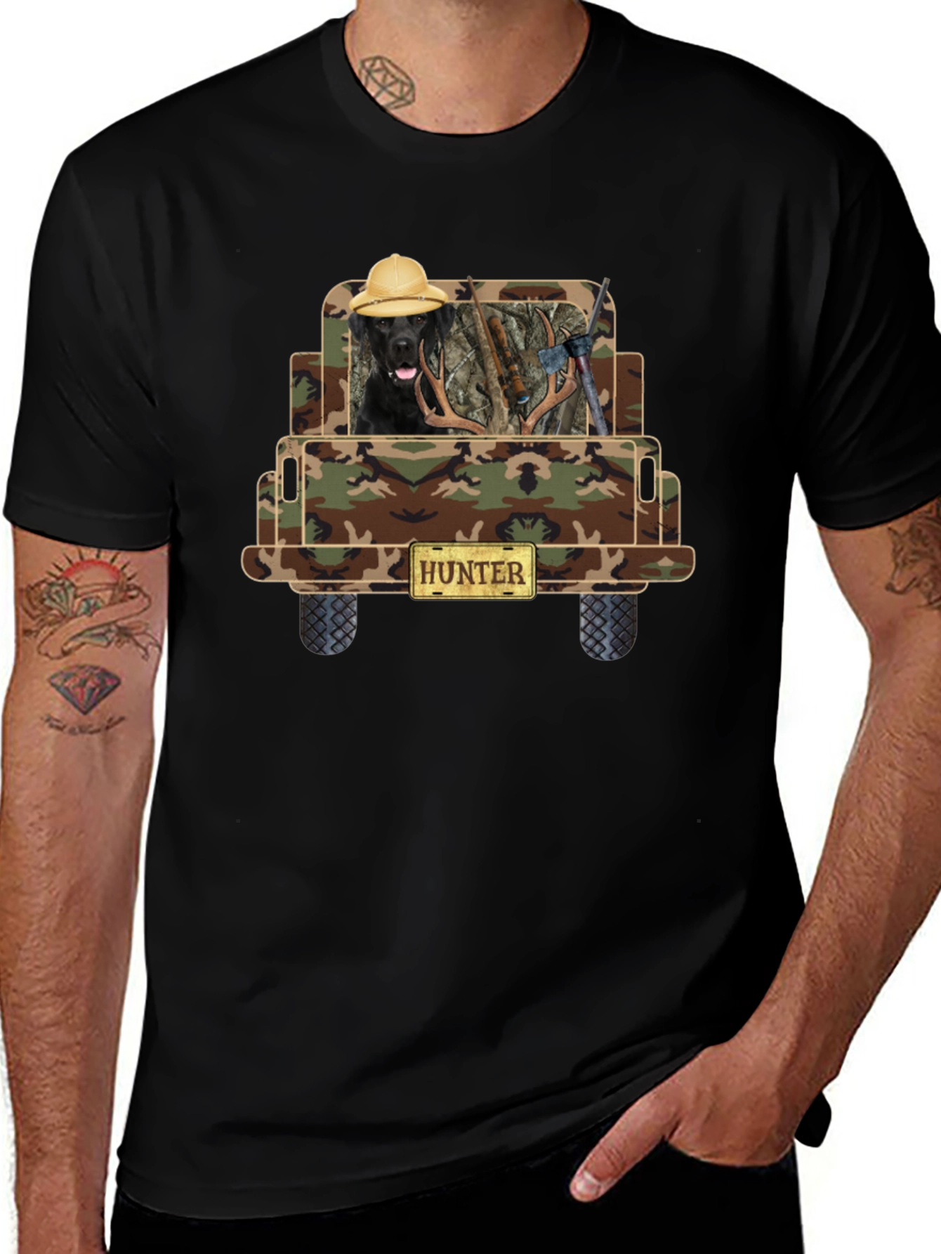 Hunter Camo Truck T-Shirt