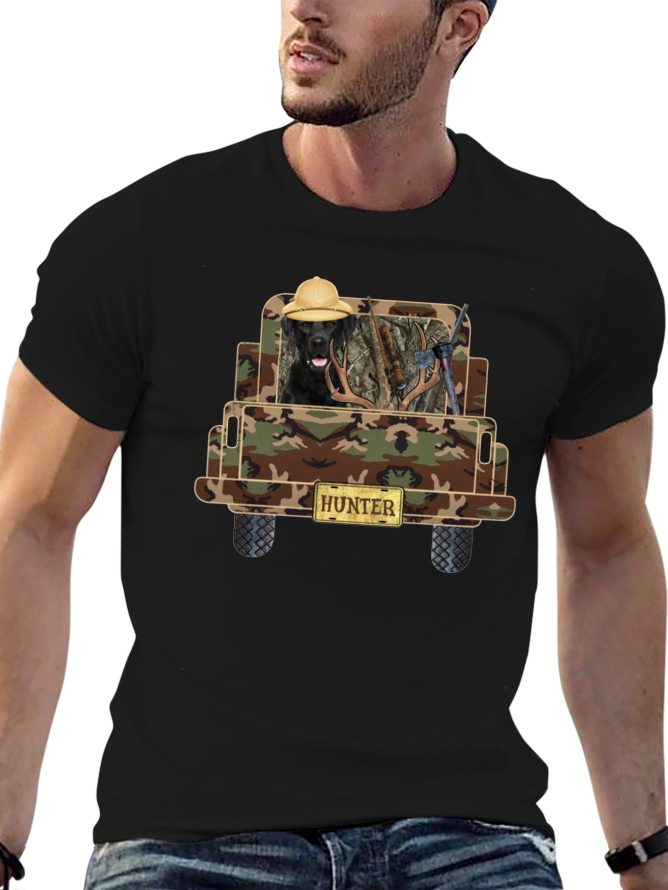 Hunter Camo Truck T-Shirt