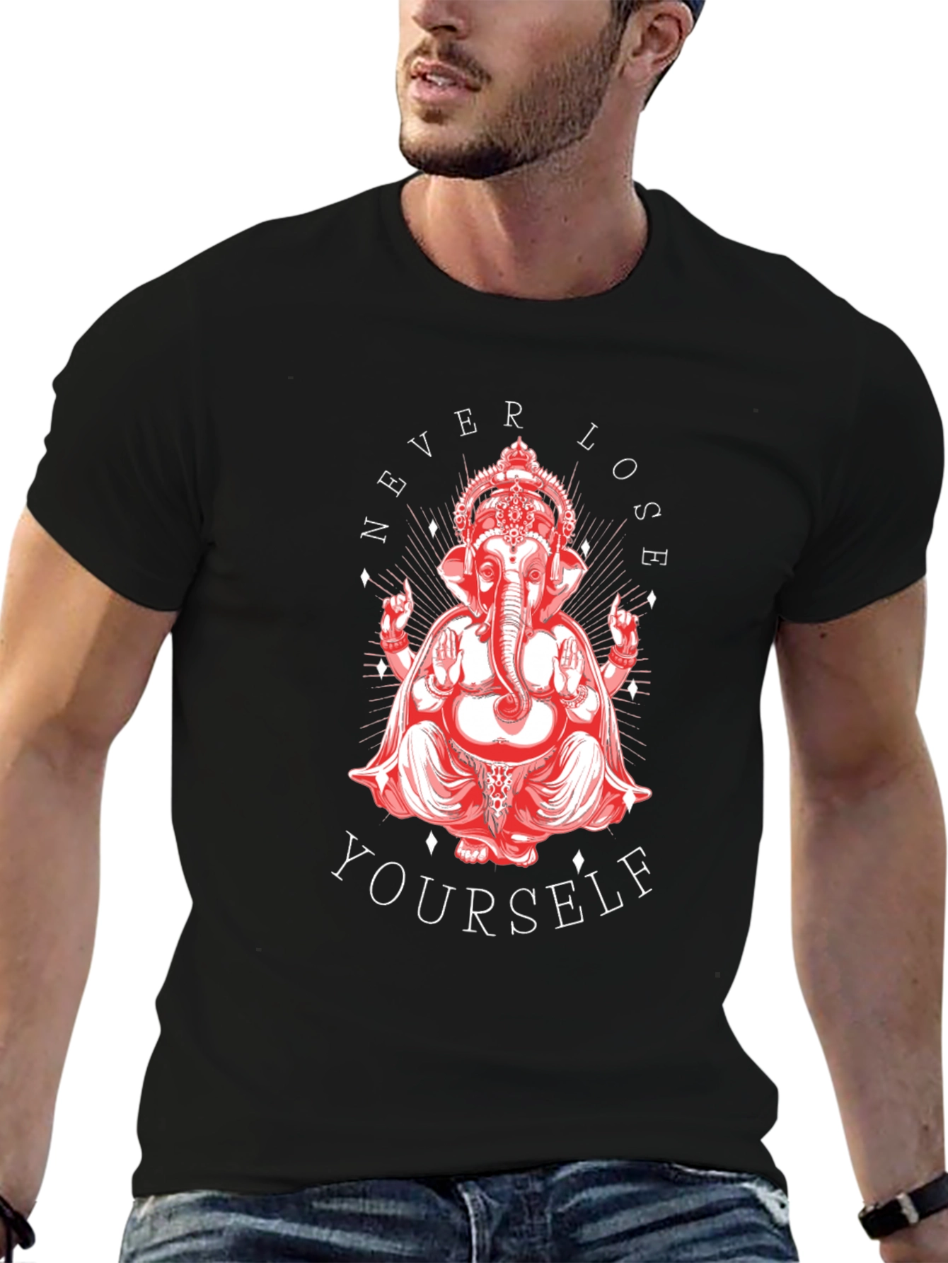 Ganesha Graphic Tee - Never Lose Yourself T-Shirt