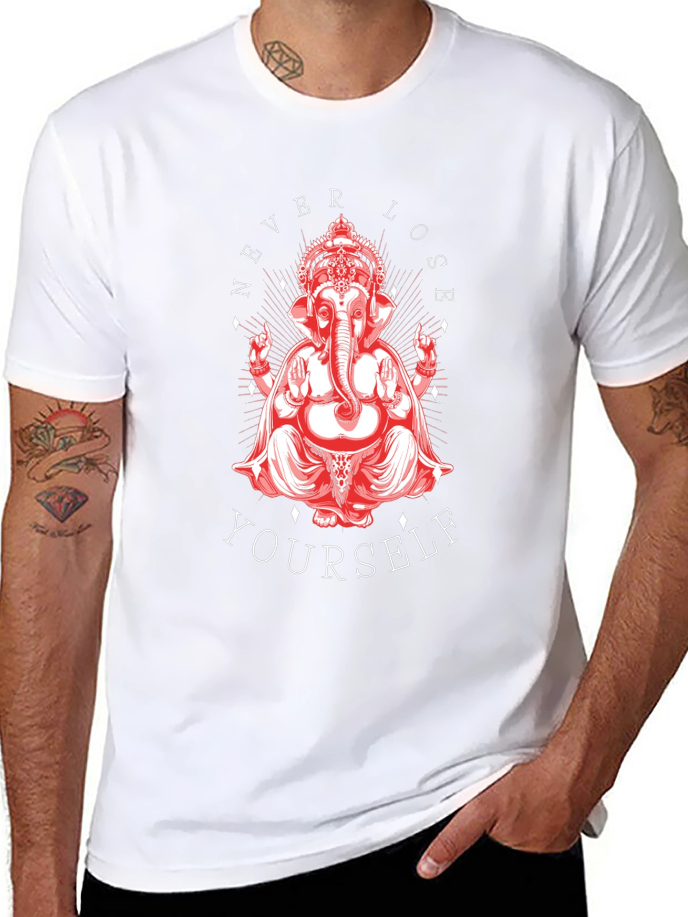 Ganesha Graphic Tee - Never Lose Yourself T-Shirt