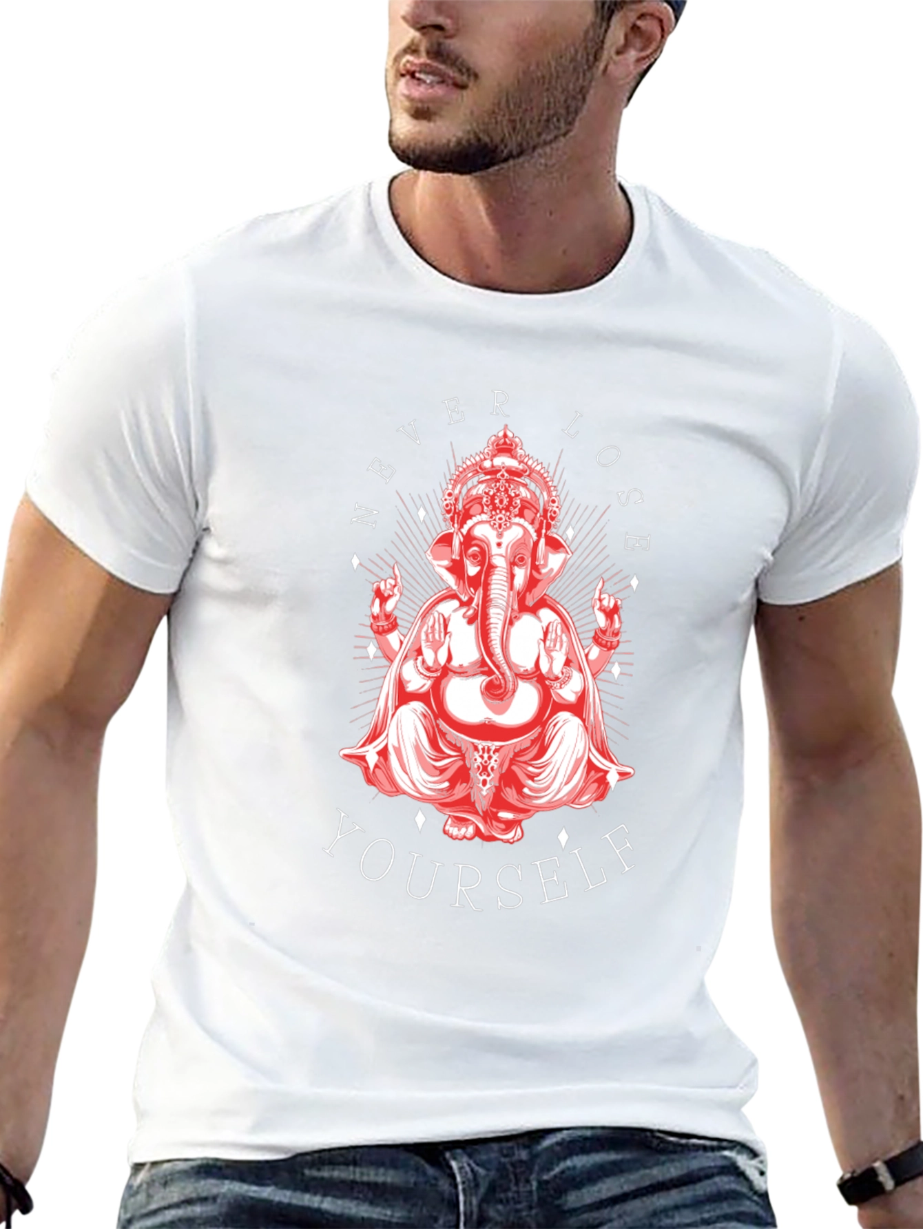 Ganesha Graphic Tee - Never Lose Yourself T-Shirt