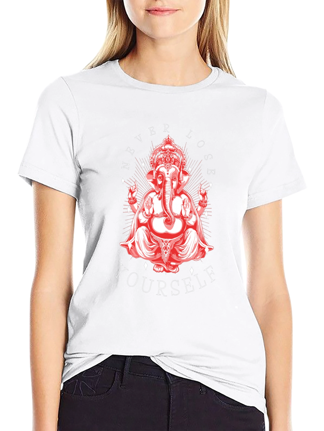 Ganesha Graphic Tee - Never Lose Yourself T-Shirt