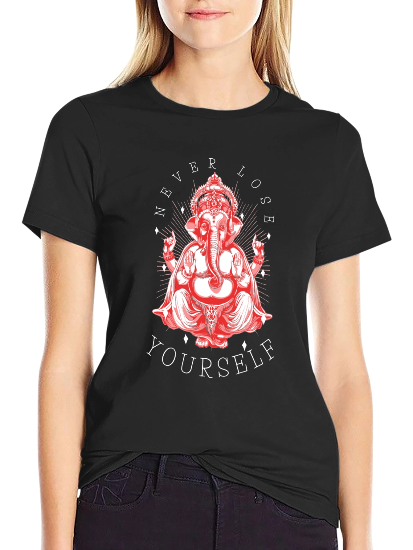 Ganesha Graphic Tee - Never Lose Yourself T-Shirt