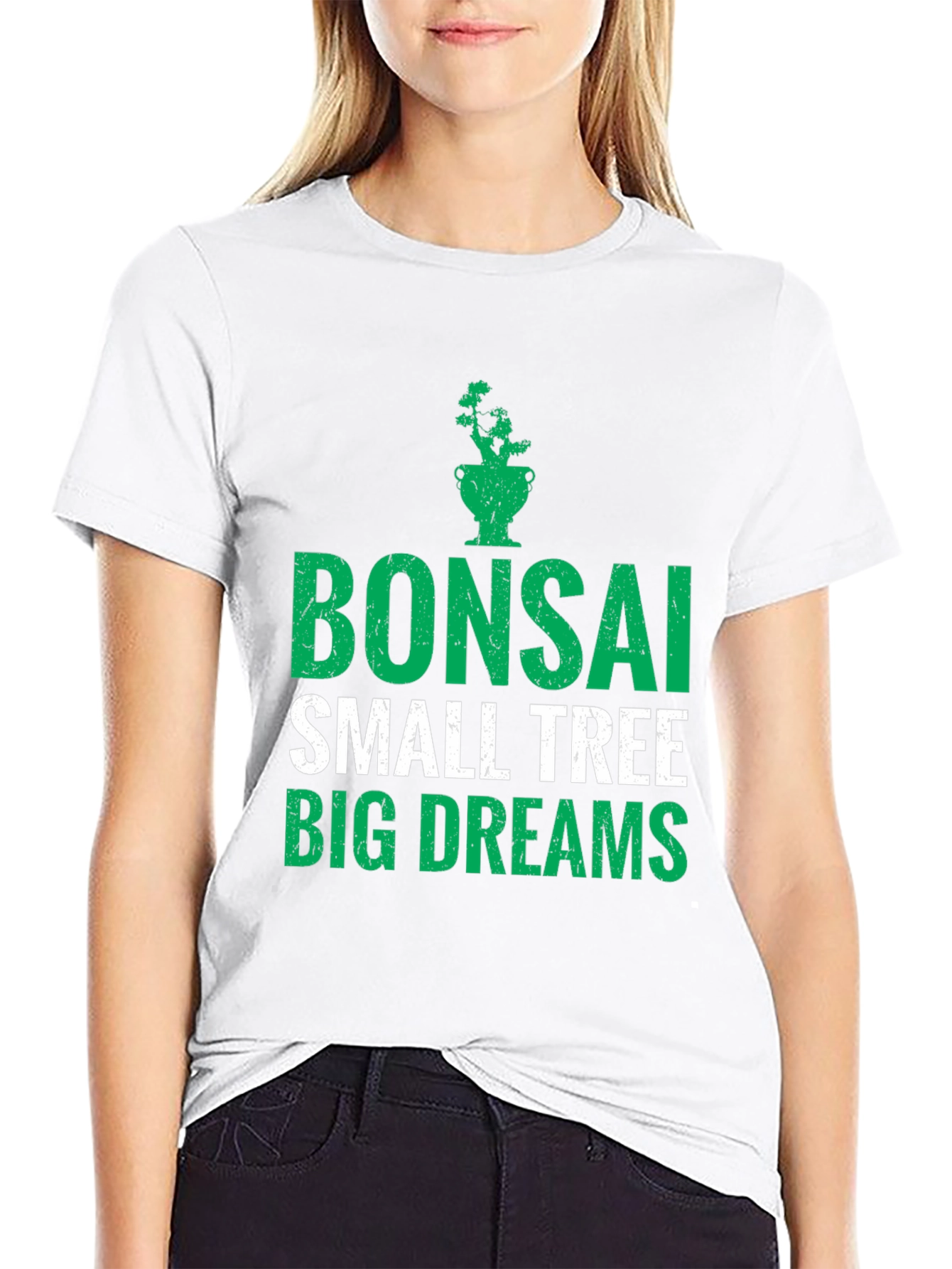 Bonsai Small Tree Big Dreams Graphic Tee