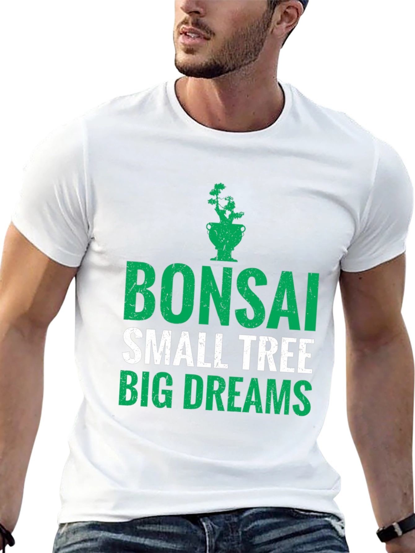 Bonsai Small Tree Big Dreams Graphic Tee