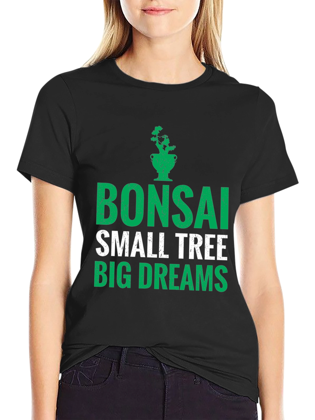 Bonsai Small Tree Big Dreams Graphic Tee