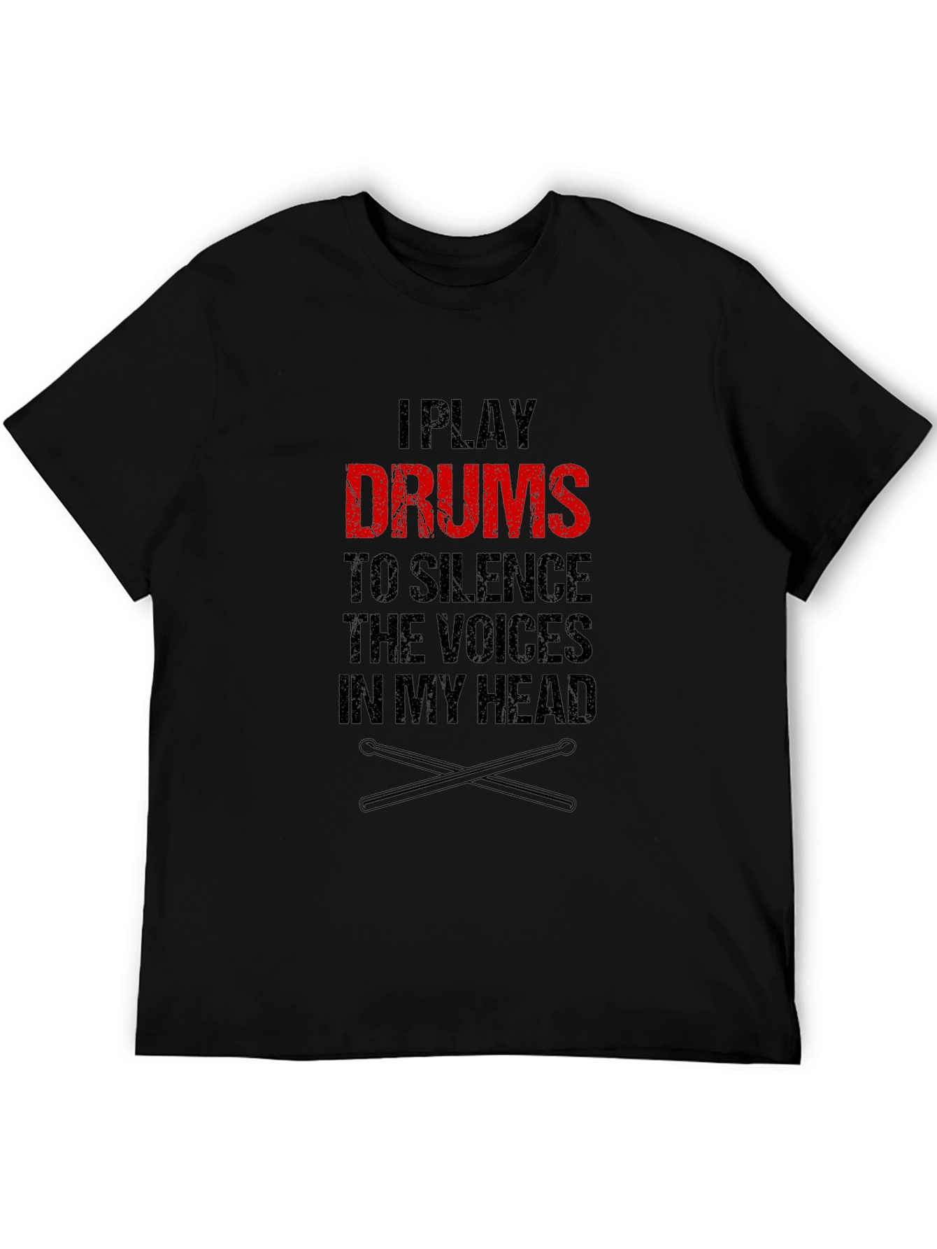 Drummer T-Shirt: Silence the Voices Tee