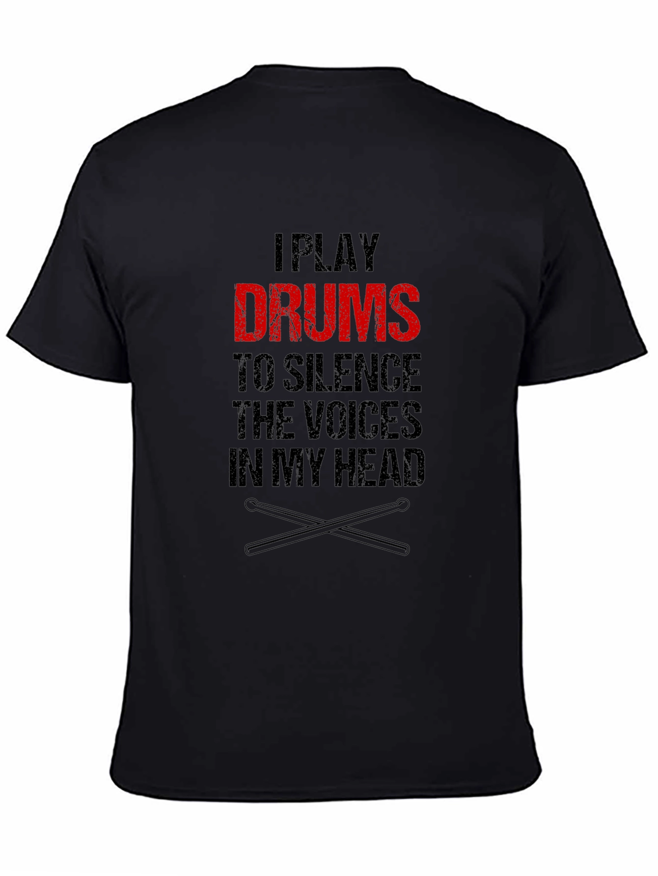 Drummer T-Shirt: Silence the Voices Tee