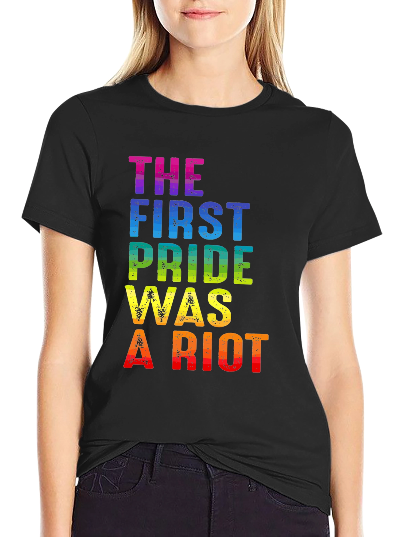 Pride Riot Rainbow Graphic Tee