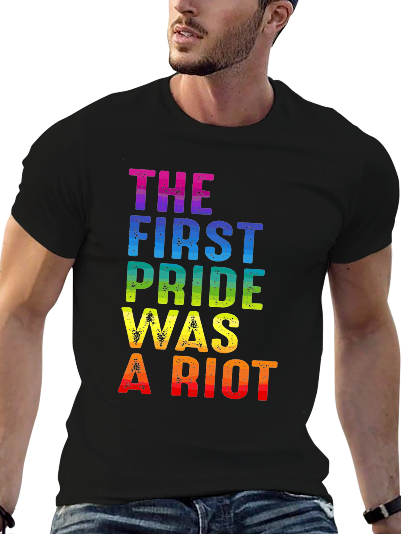 Pride Riot Rainbow Graphic Tee