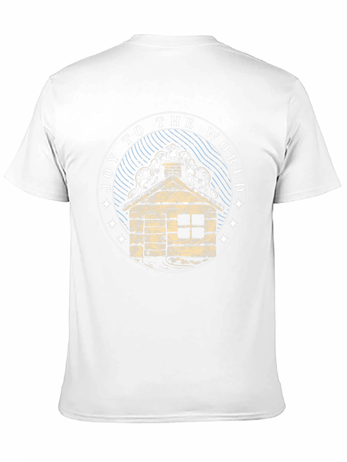 Joy To The World Cabin Graphic T-Shirt