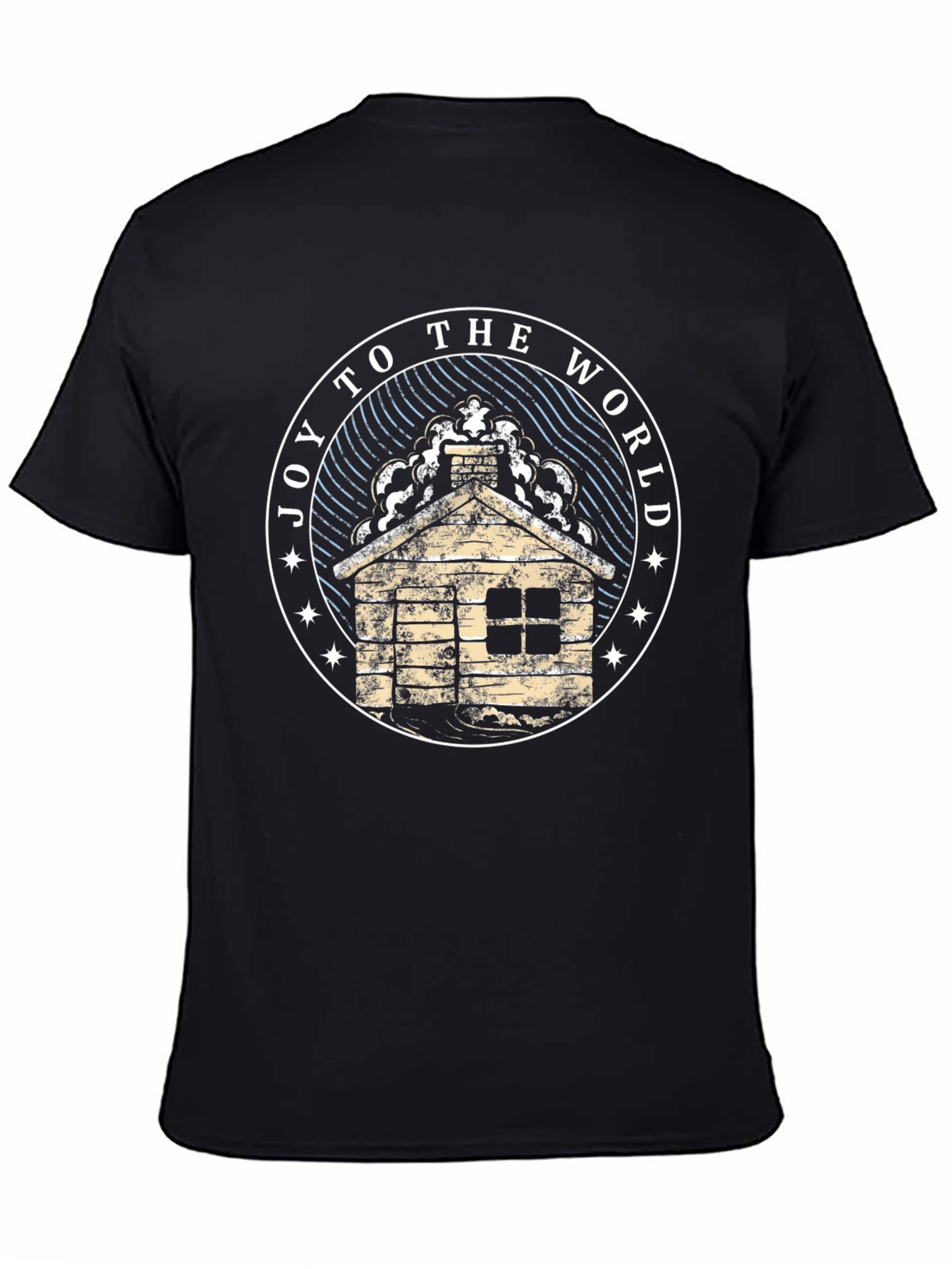 Joy To The World Cabin Graphic T-Shirt