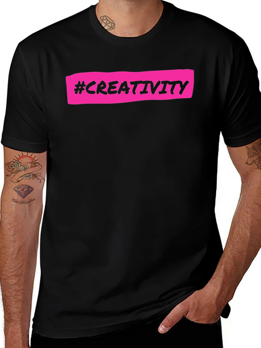 Creativity T-Shirt - Black Cotton Tee
