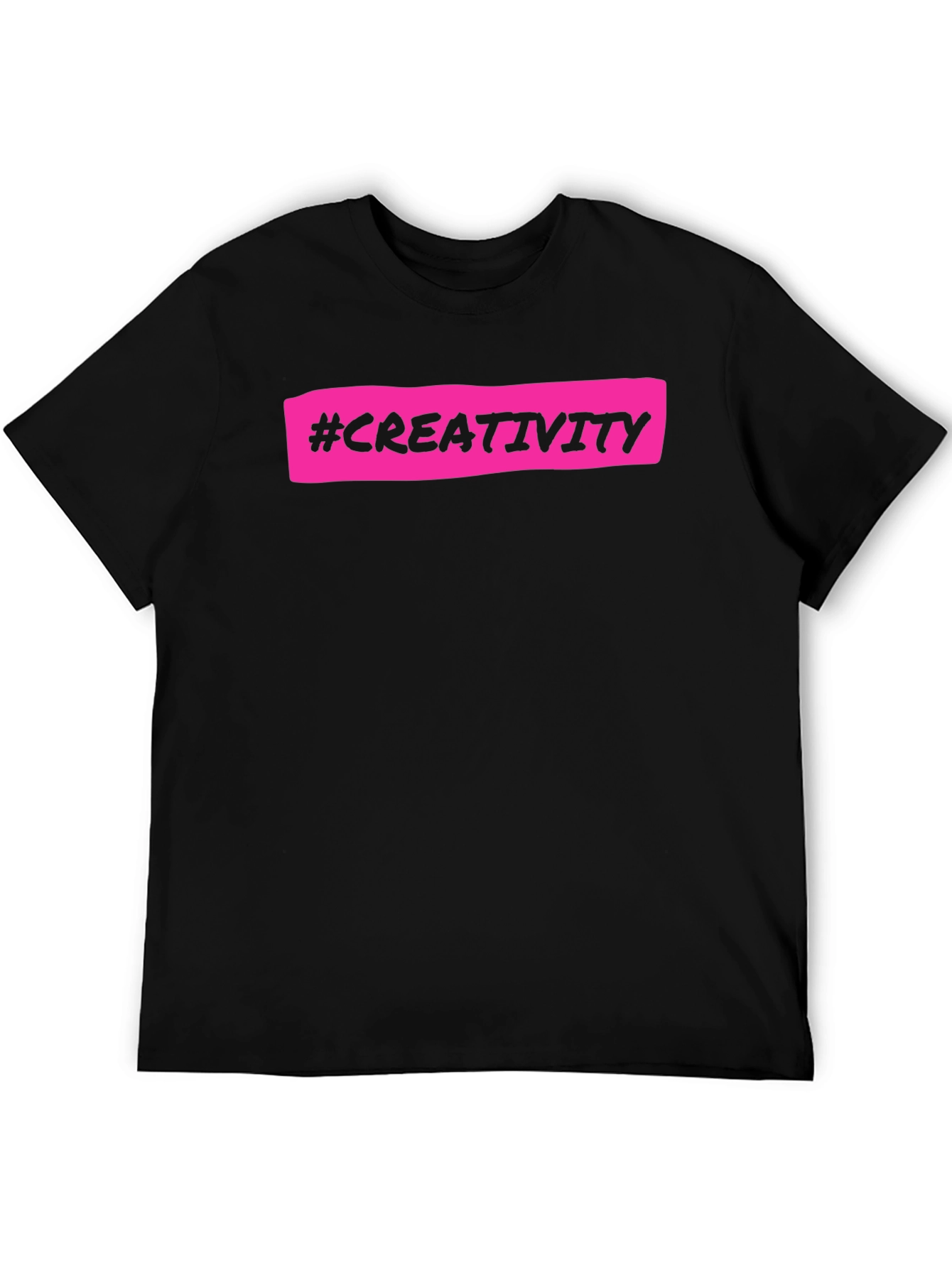 Creativity T-Shirt - Black Cotton Tee