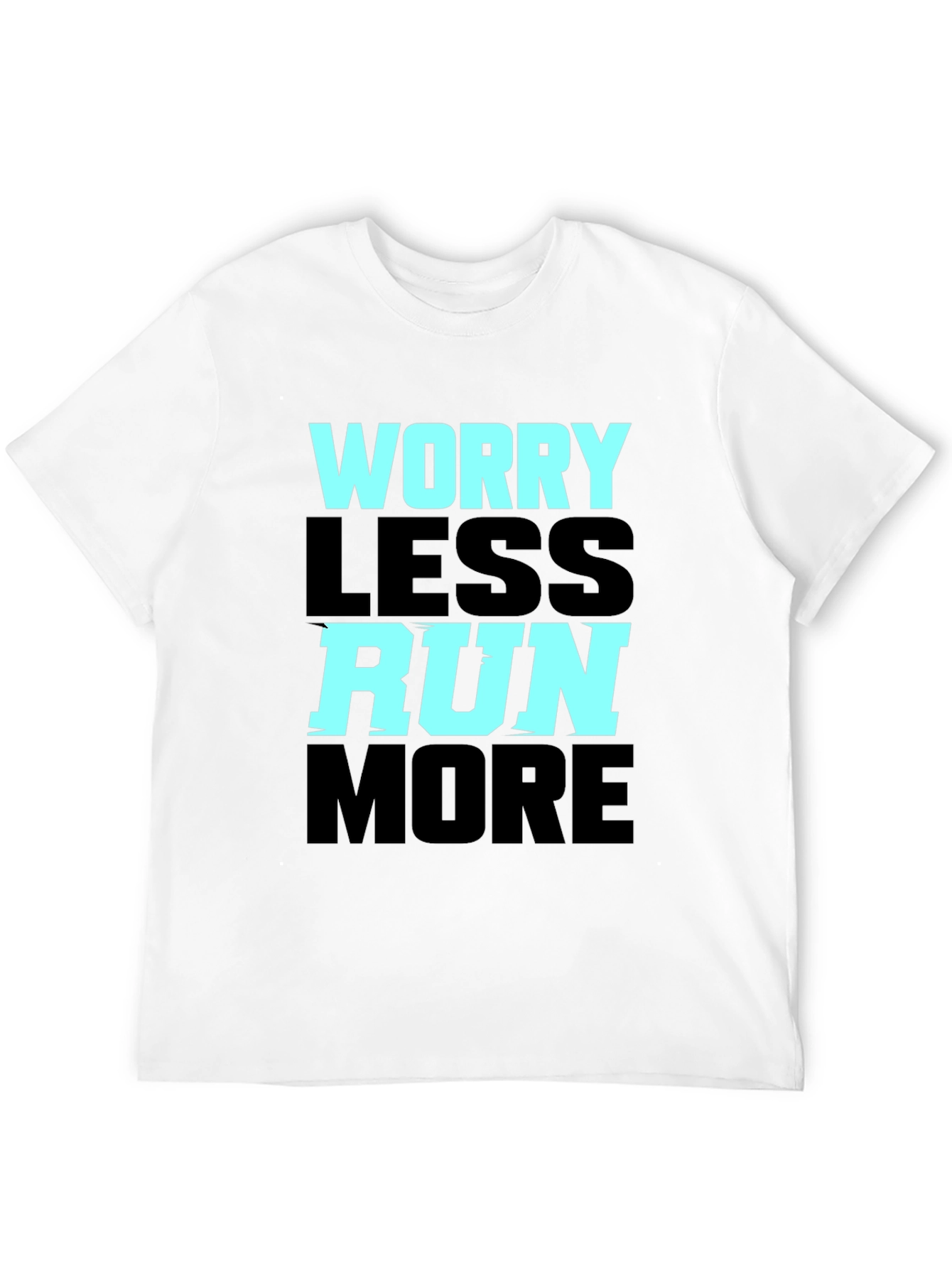 Worry Less Run More Graphic Tee