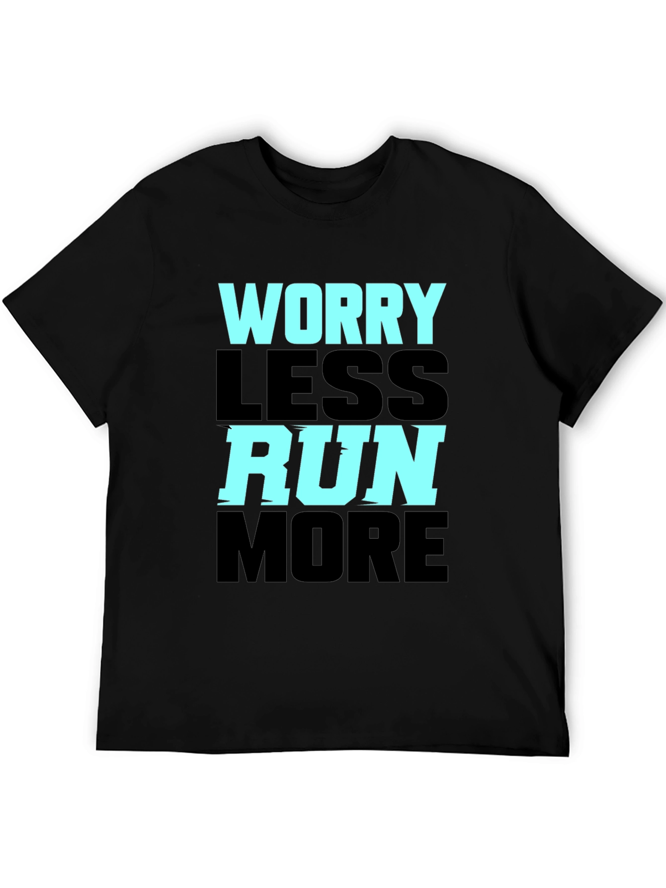 Worry Less Run More Graphic Tee