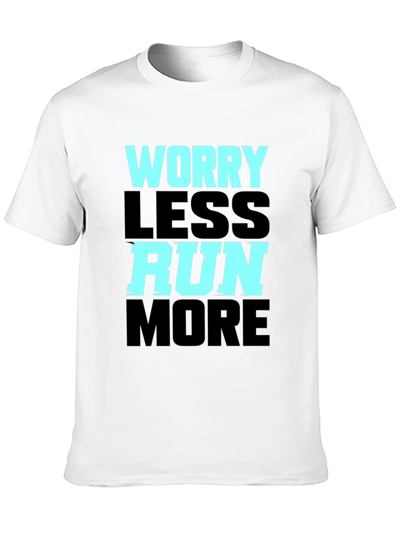 Worry Less Run More Graphic Tee