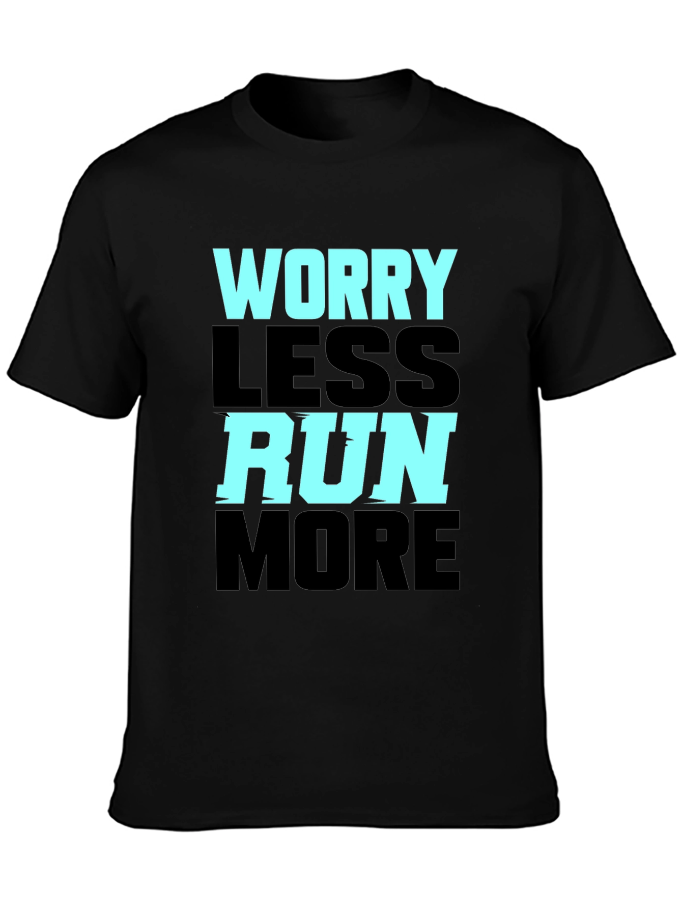 Worry Less Run More Graphic Tee