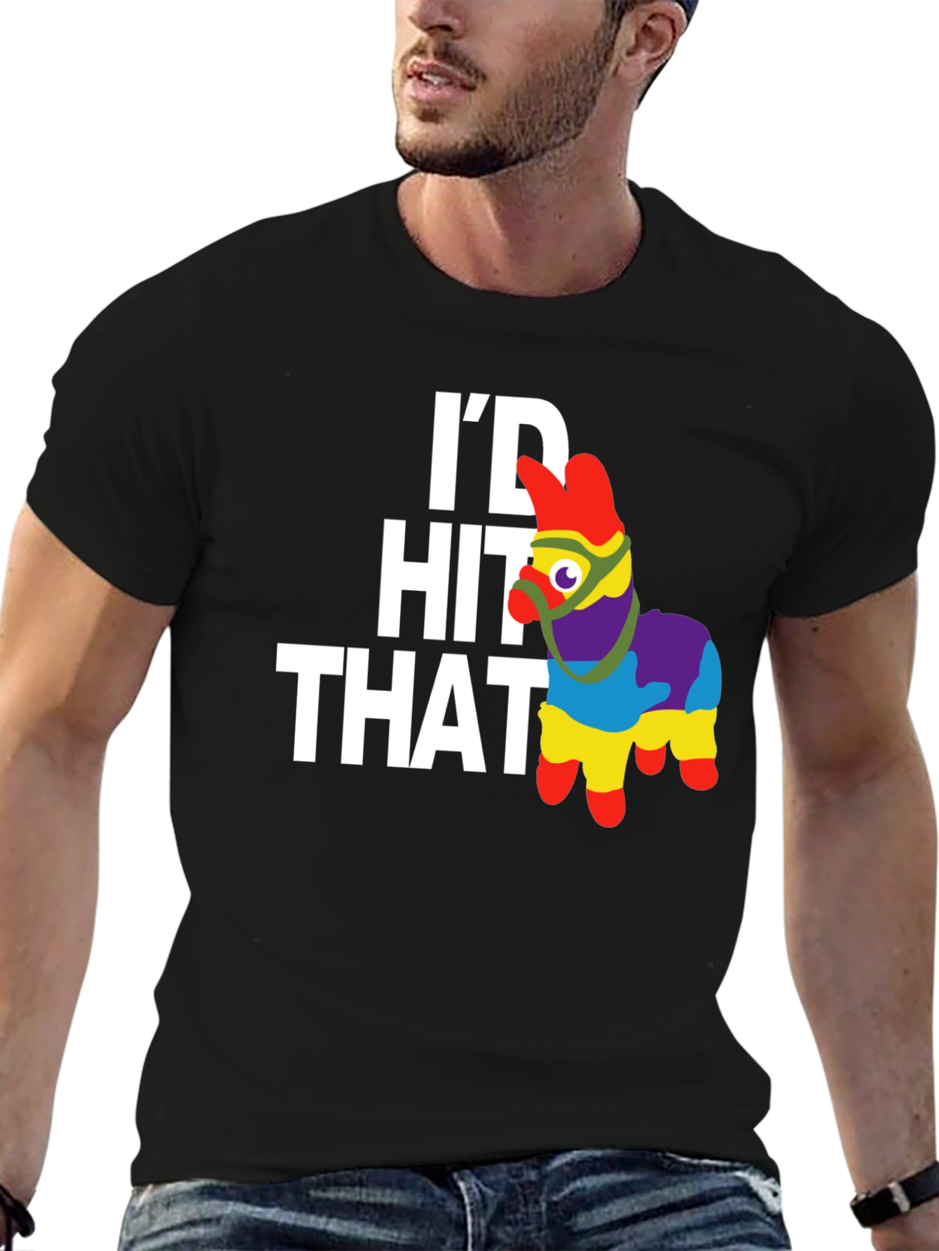 Id Hit That Pinata Funny Mens T-Shirt