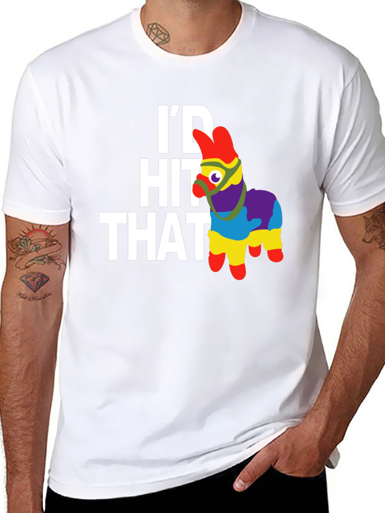 Id Hit That Pinata Funny Mens T-Shirt
