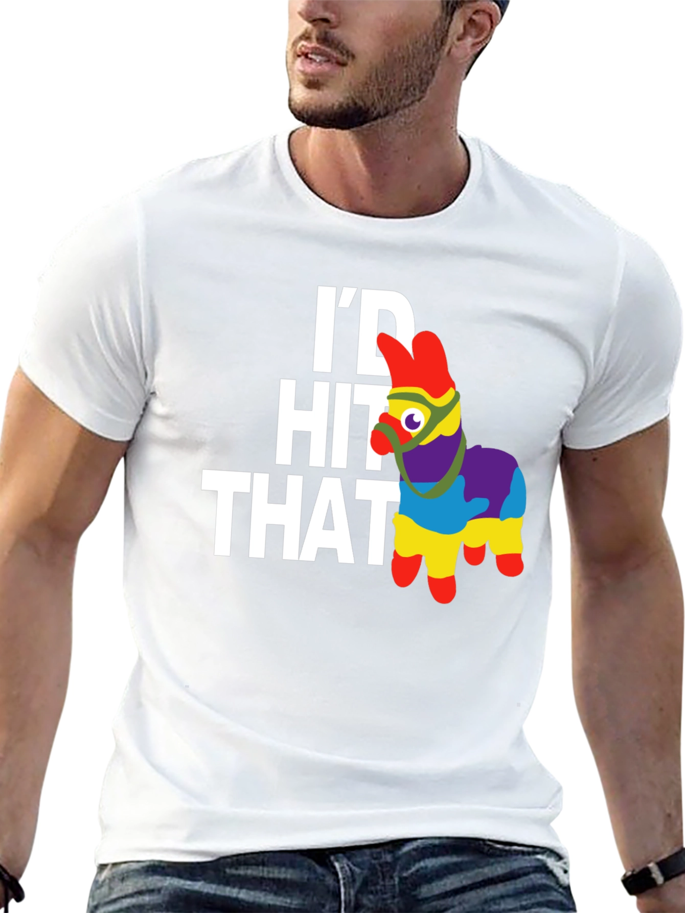 Id Hit That Pinata Funny Mens T-Shirt