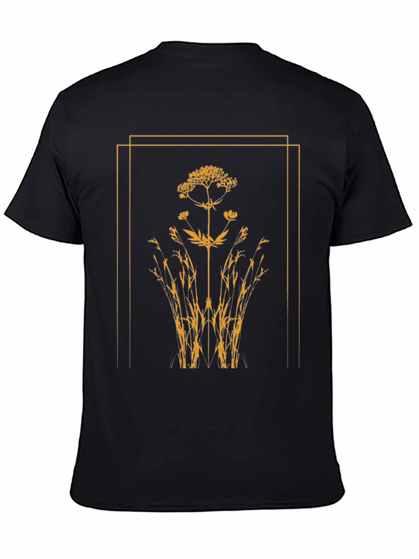Nature Inspired Graphic Tee - Black