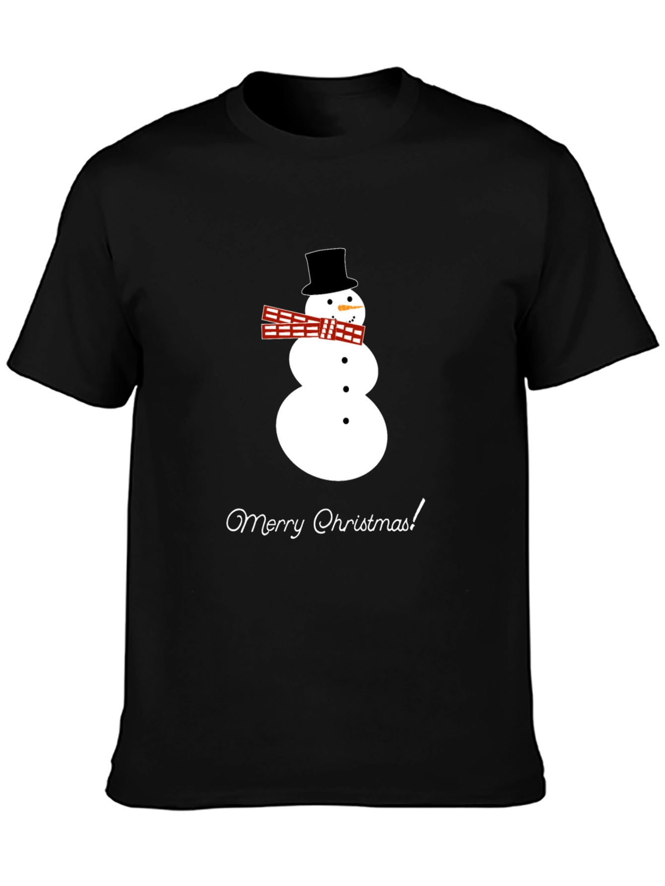 Merry Christmas Snowman T-Shirt Holiday Festive
