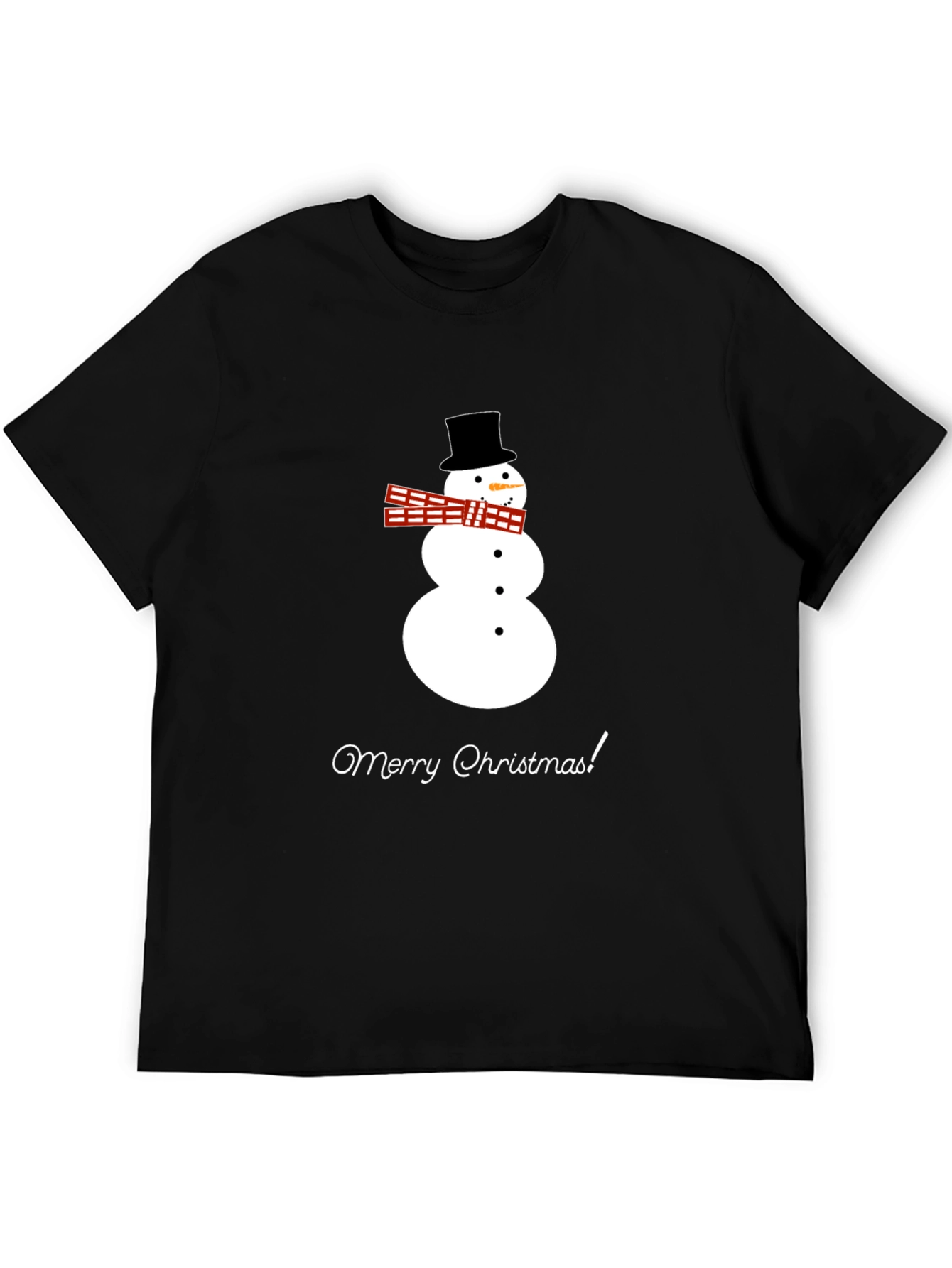Merry Christmas Snowman T-Shirt Holiday Festive